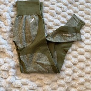 DOYOUEVEN Olive Green Seamless Leggings